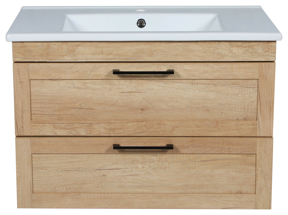 Bathroom Vanity Palm Beach Teak Wood 34" No Mirror