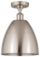 Innovations Lighting 516-1C-SN-MBD-9-SN 1 Light 9" Semi-Flush Mount