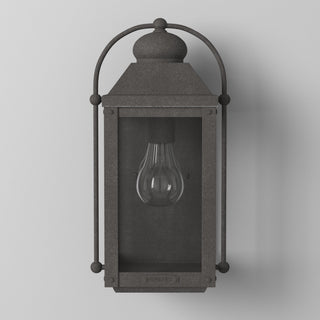 Hinkley Anchorage Small Wall Mount Lantern, Aged Zinc