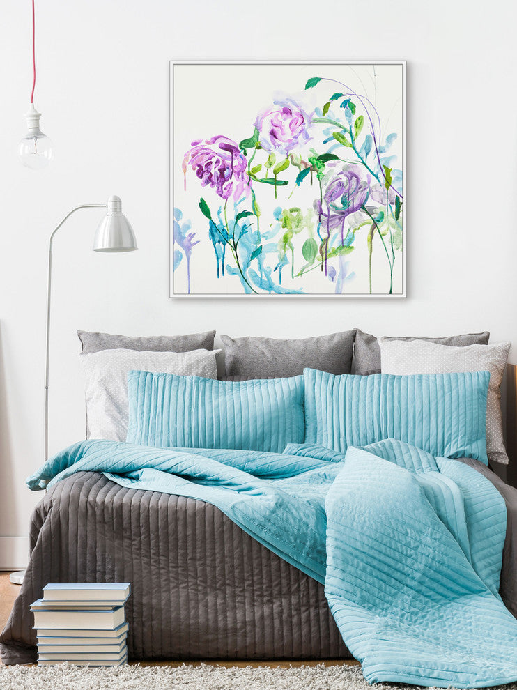Marmont Hill, "Summer Breeze" by Julie Joy Floater Framed Print on Canvas, 24x24
