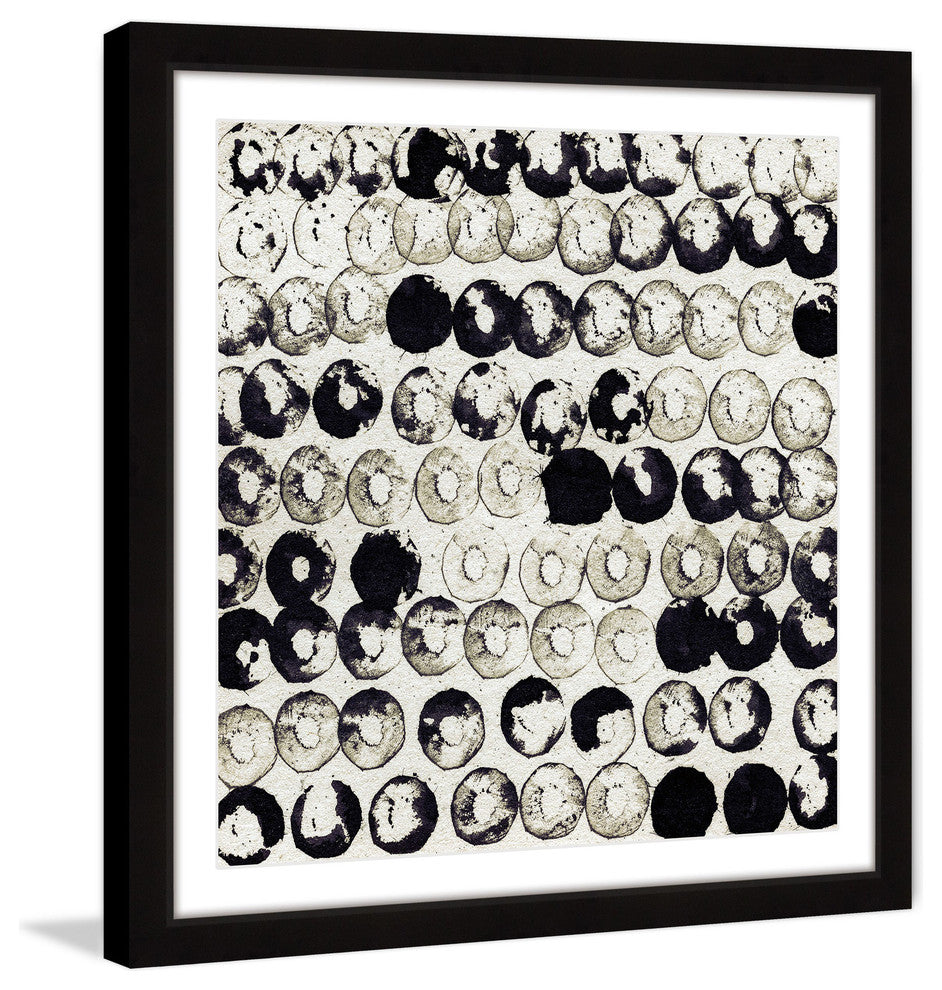 "Dark Donuts" Framed Art Print