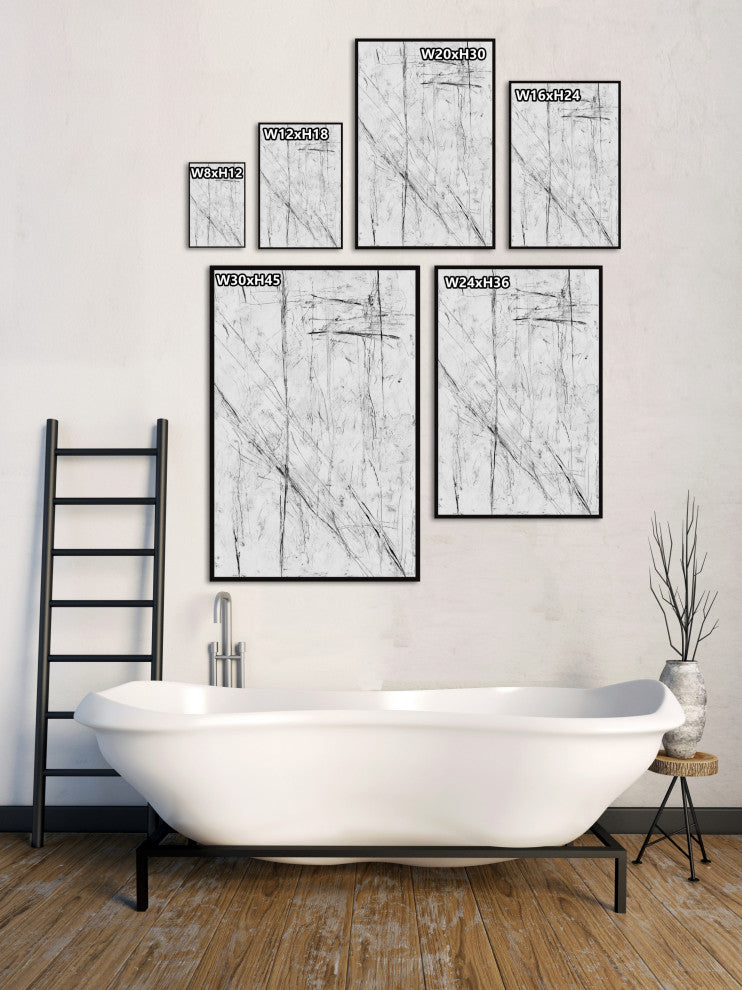 "Irresistible Desire" Floater Framed Painting Print on Canvas