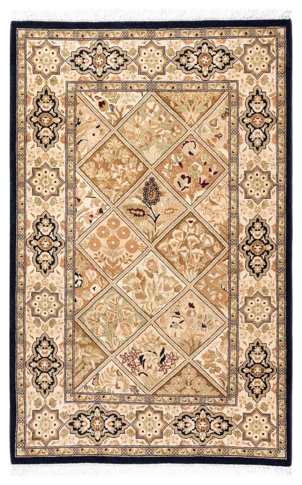 MOGUL, Hand Knotted Area Rug 4' 1" X 2' 8"