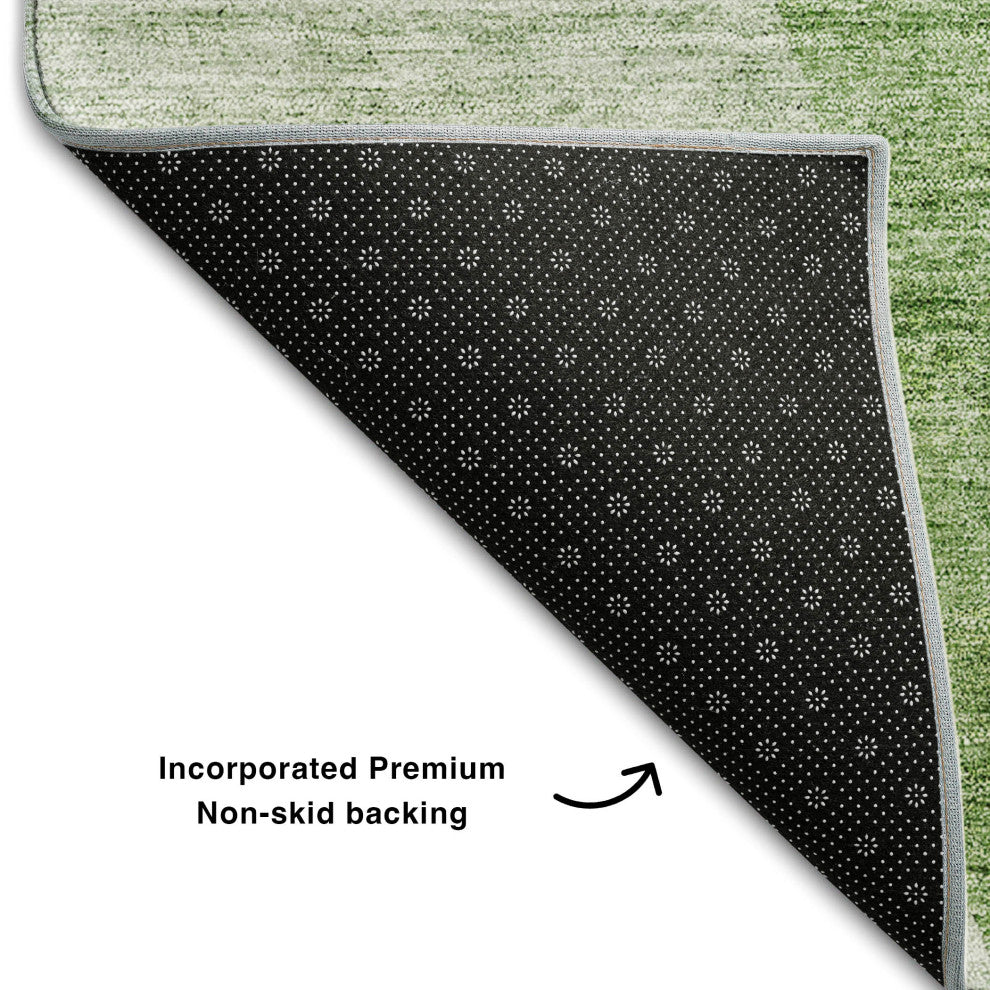 Premium Machine Washable Mayfield AMF665 Aloe 9' x 12' Rug