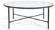 Safavieh Couture Jessa Round Metal Coffee Table, Black