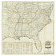 "The United States Historical War Map, 1862" Print by Asher and Company, 24"x24"
