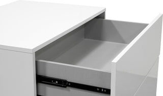 Florence White Modern 5-Drawer Chest
