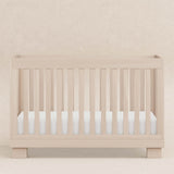 Modo 3-in-1 Convertible Crib With Toddler Bed Conversion Kit, Washed Natural