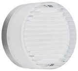 Lucia Wall Sconce-15W-Polished Chrome-Fluted Clear & Frosted Acrylic Diffuser