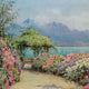 "Lake Como From the Villa" Stretched Canvas Replica, 30.5"x24"