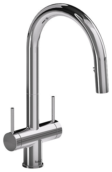 Azure Kitchen Faucet With Spray, Chrome