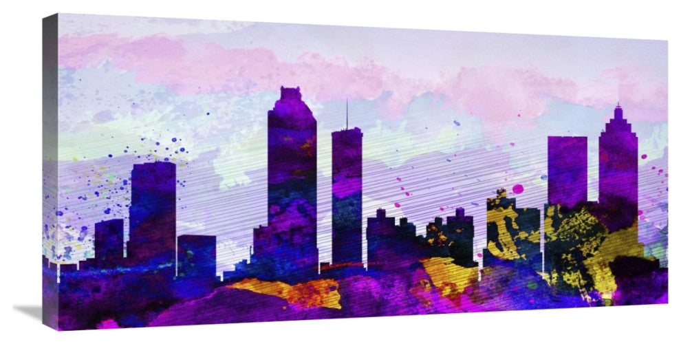 "Atlanta City Skyline" Fine Art Print