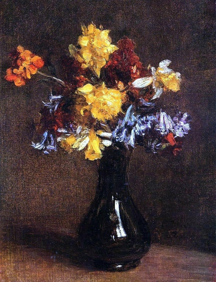 Henri Fantin-Latour Vase of Flowers, 21"x28" Wall Decal Print