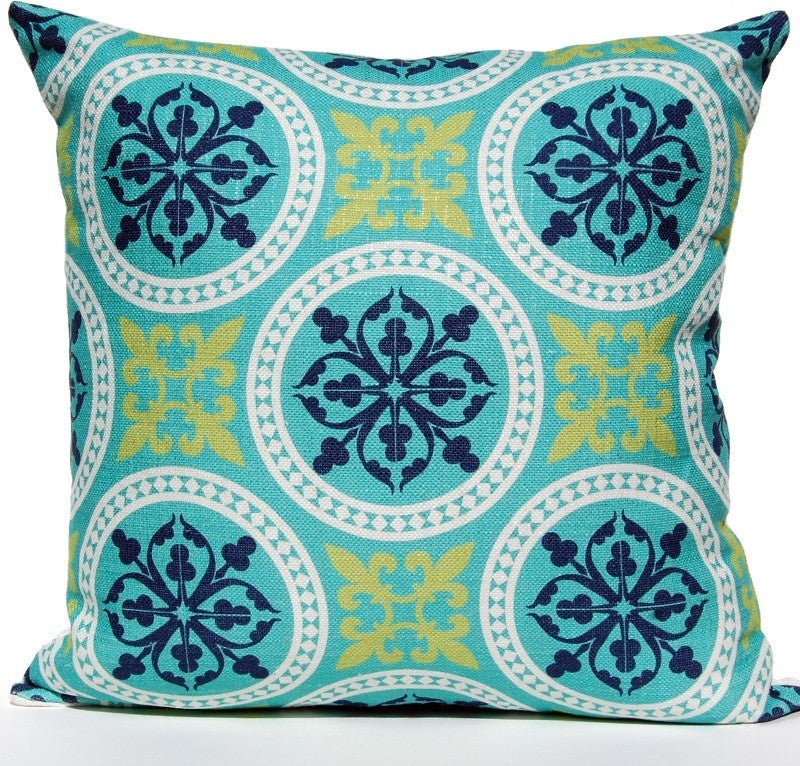 Fleur de Lis Circles Pillow