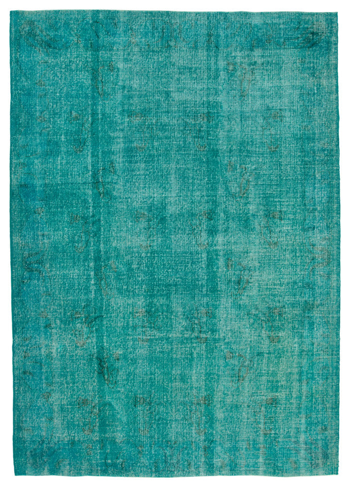 Rug N Carpet - Hand-knotted Oriental 7' 1" x 10' 1" Over-dyed Large Area Rug