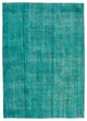 Rug N Carpet - Hand-knotted Oriental 7' 1" x 10' 1" Over-dyed Large Area Rug