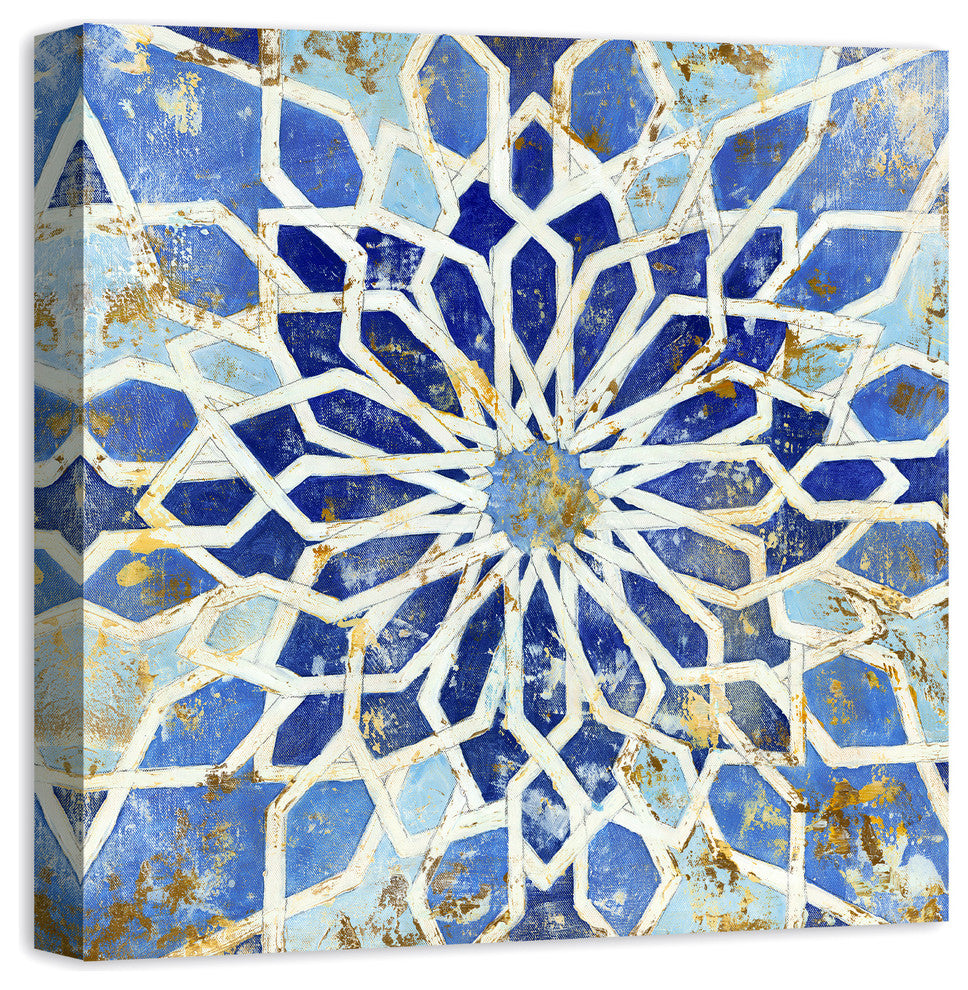 Moroccan Mosaic 24x24 Canvas Wall Art