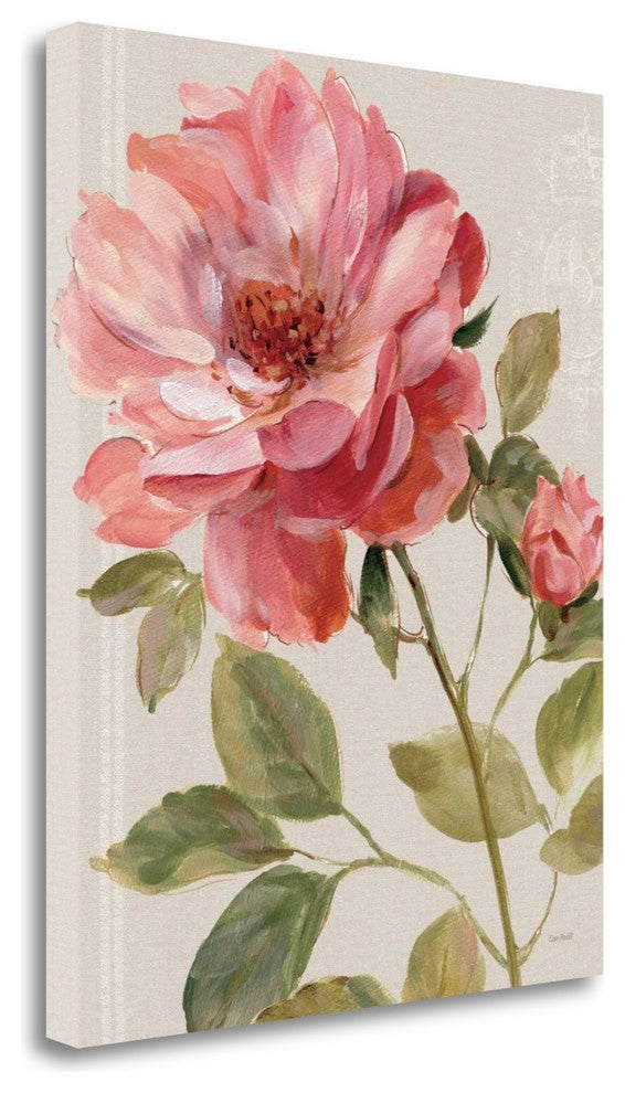 "Harmonious Rose Linen" By Lisa Audit, Giclee Print on Gallery Wrap Canvas
