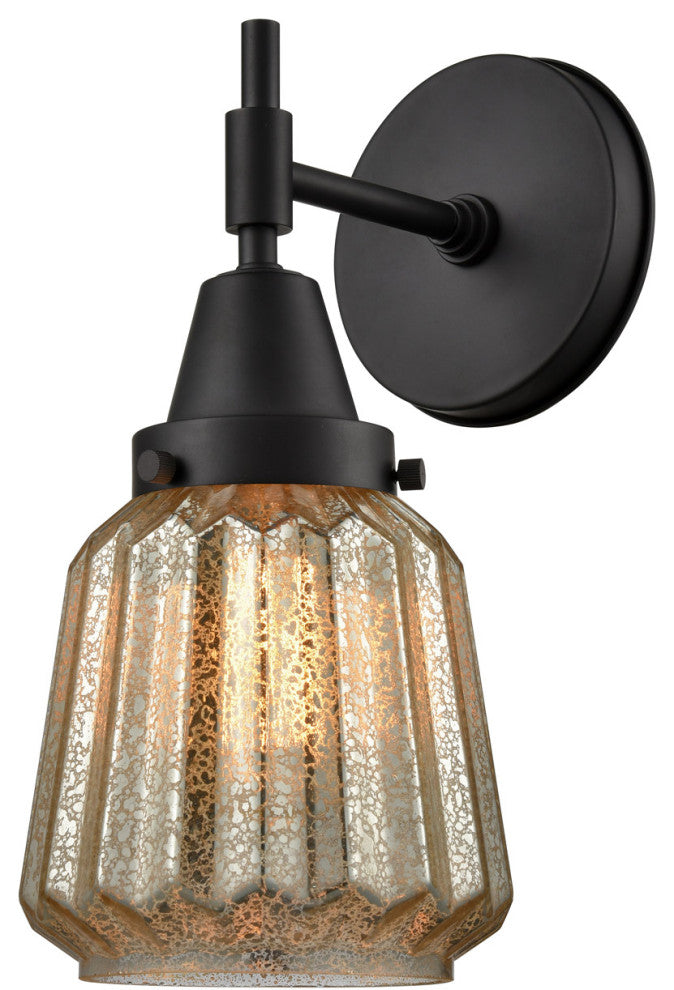 INNOVATIONS LIGHTING 447-1W-BK-G146 Caden 1 Light 9 inch Sconce