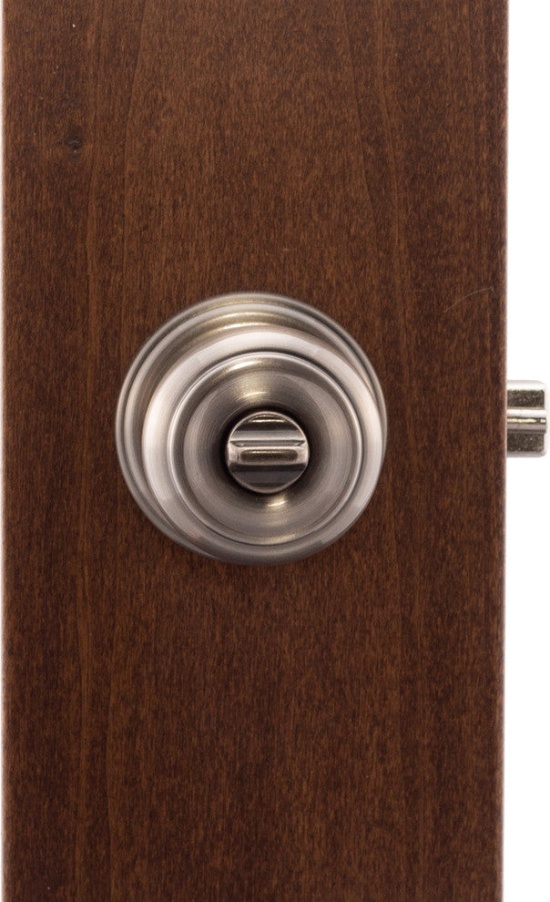 Keyed Entry Knob, Antique Nickel