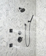 Delta Grail Single-Setting Adjustable Wall Mount Hand Shower, Matte Black