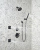 Delta Grail Single-Setting Adjustable Wall Mount Hand Shower, Matte Black