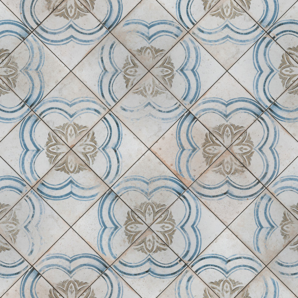 Kings Root Ceramic Floor and Wall Tile, Blossom