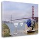 "Dream Cafe Golden Gate Bridge - 63" By Alan Blaustein, Gallery Wrap Canvas