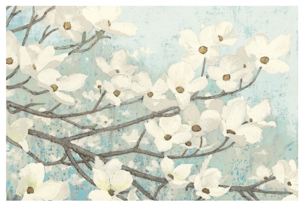 "Dogwood Blossoms II" Digital Paper Print by James Wiens, 32"x22"