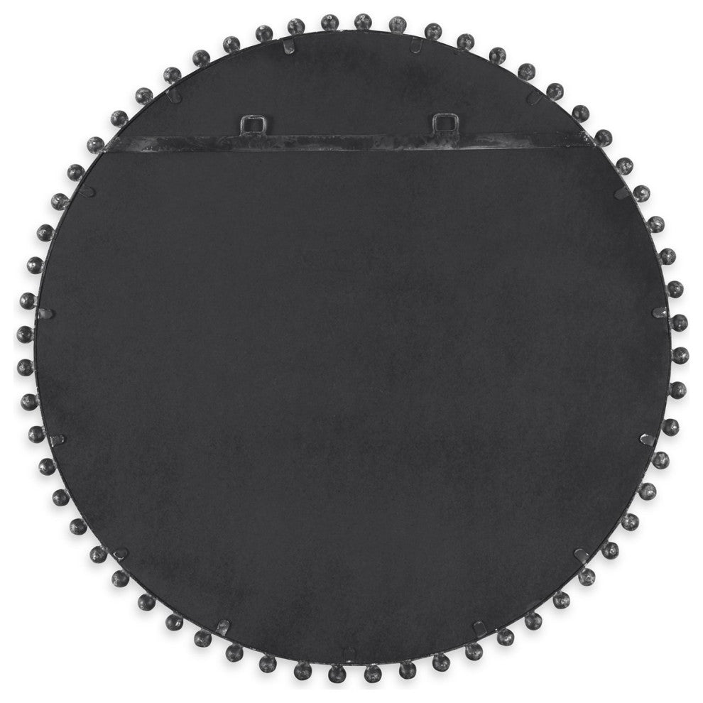 Uttermost Taza Round Iron Mirror 09691