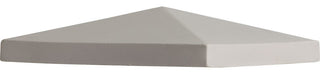 6 1/2"W x 1 1/2"H, Post Top Peaked