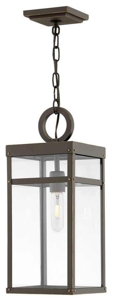 Hinkley Porter Medium Hanging Lantern, Oil Rubbed Bronze