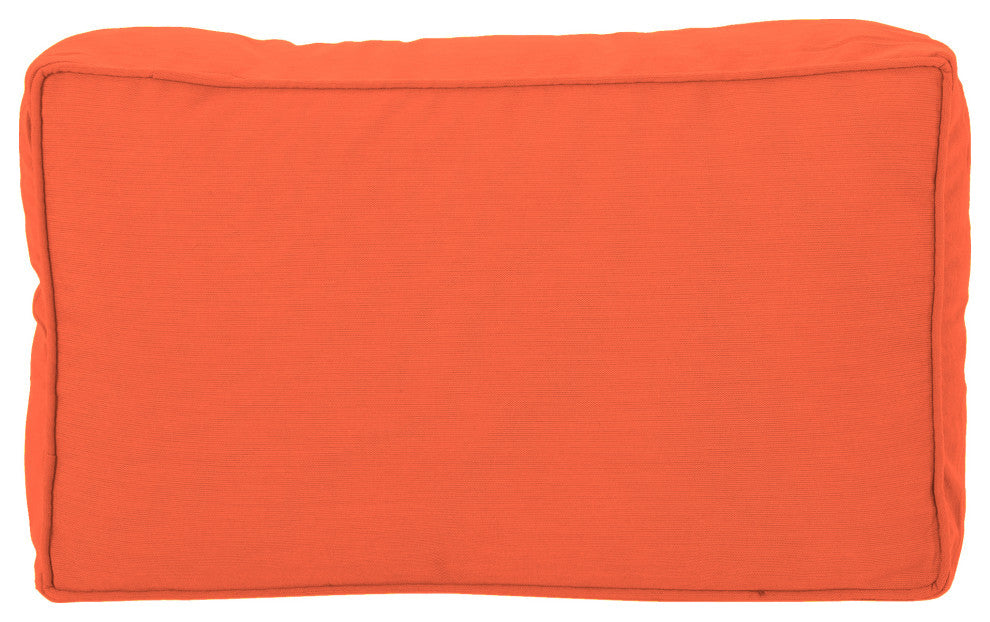 Darcy Outdoor Rectanglular 12"x20" Lumbar Pillows, Set of 2, Coral