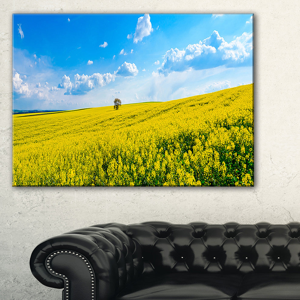 "Lone Tree in Blooming Cozla Park" Landscape Wall Art, 40"x30"