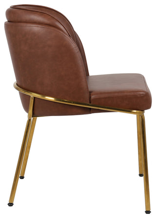 Jagger Upholstered Dining Chair, Brown, Set of 2