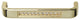 Utopia Alley Gleam Cabinet Pull, Polished Gold, 3.75", 1 Pack