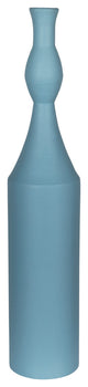 HomeRoots Contemporary Blue Metal Decorative Vase