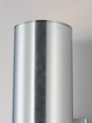 Maxim 26103 Outpost 2 Light 15" Tall Outdoor Wall Sconce - Brushed Aluminum
