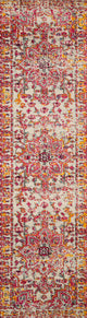 Ivory, Pink Nadia Area Rug by Loloi II, 2'2"x6'0"