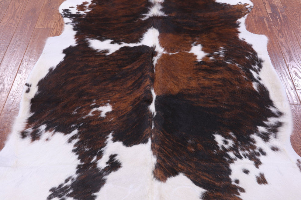7' 1" X 6' 4" Natural Cowhide Rug C2402