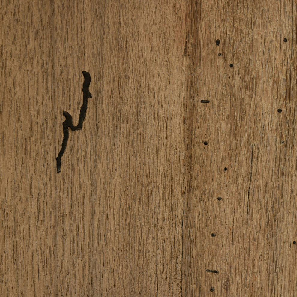 Abaso Media Console Rustic Wormwood Oak