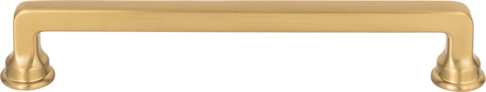 Atlas Homewares A104 Oskar 6-5/16 Inch Center to Center Handle - Warm Brass