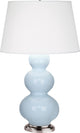 Robert Abbey RA-361X 1-Light Table Lamp, Triple Gourd
