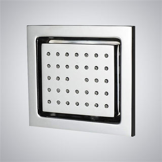 Bolsena 20" Digital LED Rainfall Shower System, 3 Jetted Body Sprays, Chrome