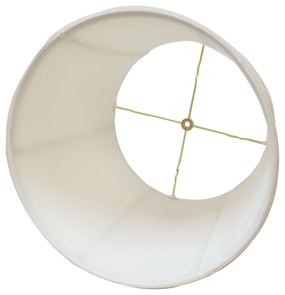 Royal Designs Basic Drum Lampshade, Eggshell, 15x16x16