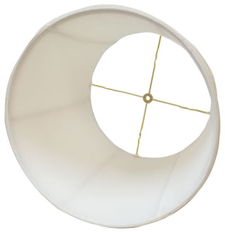 Royal Designs Basic Drum Lampshade, Eggshell, 15x16x16