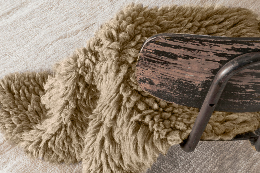 Woolable rug Woolly - Sheep Beige