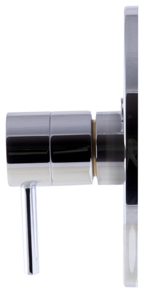 Ab1601, -Piece Polished Chrome Pressure Balanced Round Shower Mixer