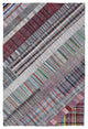 Rug N Carpet - Handmade Oriental 6' 8'' x 9' 11'' Tribal Patchwork Kilim Rug