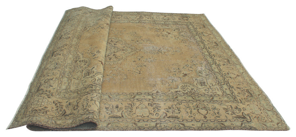Fine Vintage Distressed Stan Gold Rug